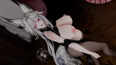 （孕肚）【mmd 68】心月狐-IU - LILAC｜24角色Blender動畫