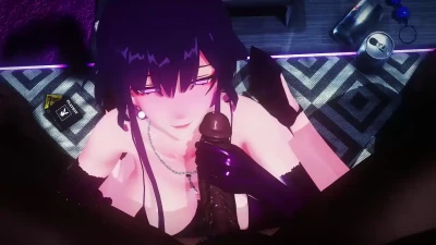 Kafka no Vestido Sexual: Ahegao, Bumbum e Peitos Grandes Sonoros