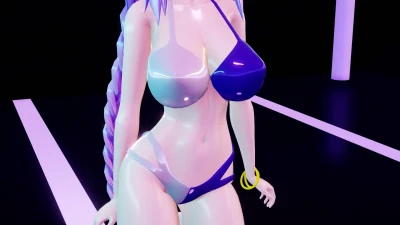 【Purple Heart/パープルハート】Bikini Dance Sexy de Sir-Tunalot Stripping