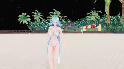 [wuwaMMD] juncle Bikini Dance – Wiggle Wiggle Vibes!