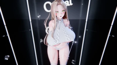 12馬爾福 (Malfoy) - Oppai Gambare Dance in Blender Magic