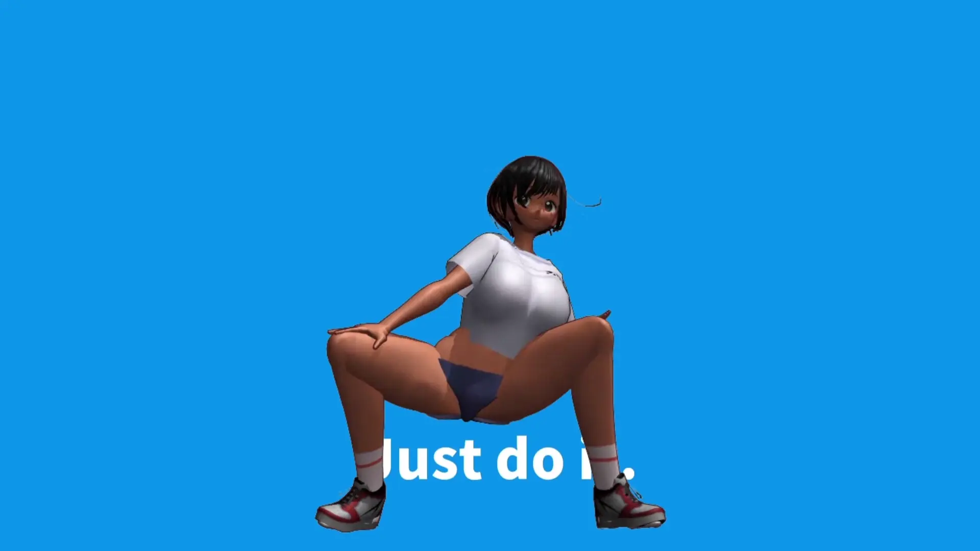 Shio-chan's Sexy Exercise Routine【VRoid_MMD】with Miru