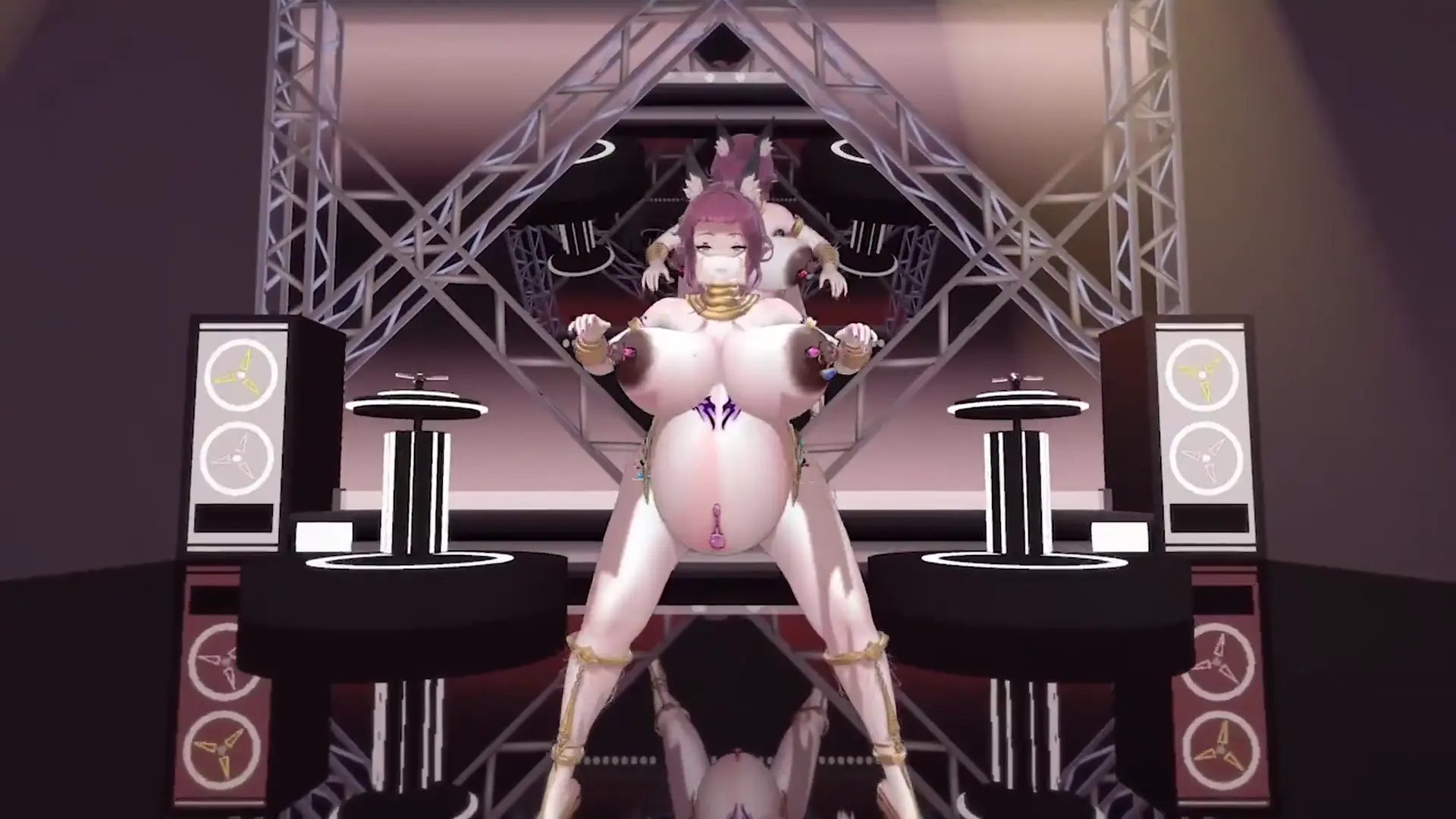 Pure Love: Busty Pregnant Kafka's Hot Dance with Loving Husband
