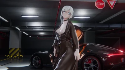 [Blender&MMD RWBY] Weiss - DDU-DU DDU-DU Sexy Ball Gag Play