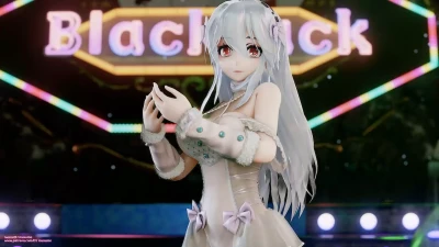 81.Haku-AOA - Heart Attack by 01musume | Blender 3D Hentai