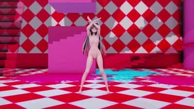 百鬼あやめ Nakiri Ayame 裸舞 Cherry Pop MMD 精彩演出