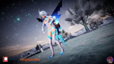 MMD ネプテューヌ White Heart / [A]ddiction ラング山田作品