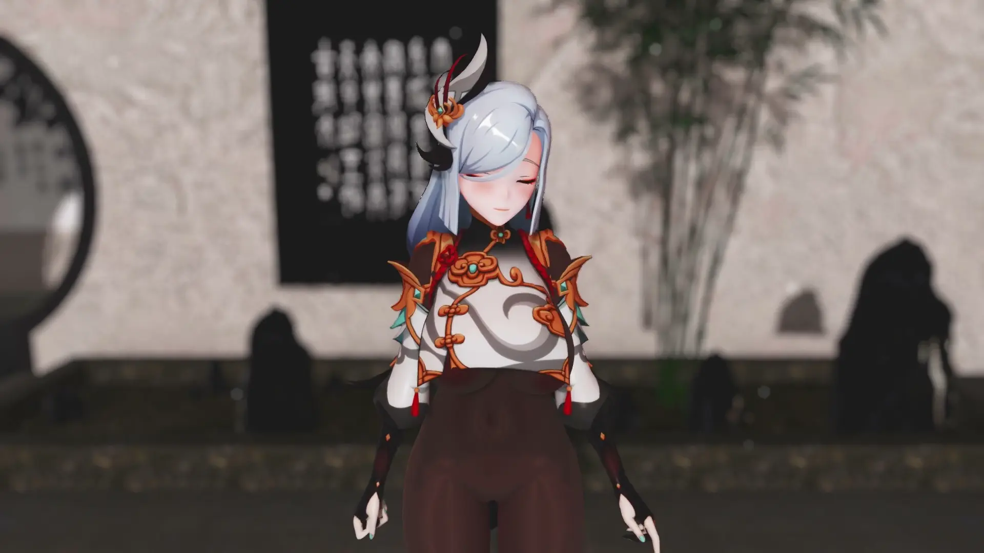 申鶴 I'm ill - Seksi Shenhe Genshin Impact MMD Video Dewasa