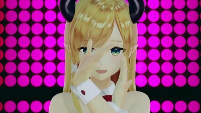 【ホ◯ライブMMD】Abe H【MMD】Onegai Darling VTuber Sensual