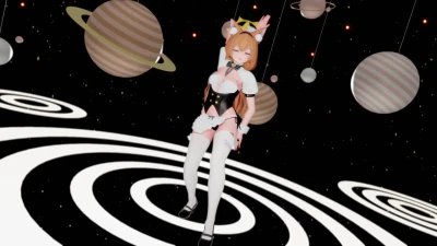 JUMP(Mari) с ZILOlσmlσm - Blue Archive MikuMikuDance видео