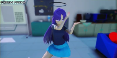 [MMD] Yuuka Hayase Dancing to Chewy | Blue Archive Dance