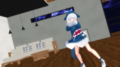 gwrgra Baddest กับ JoshTrap209 | Gawr Gura Hololive MMD สุดเซ็กซี่