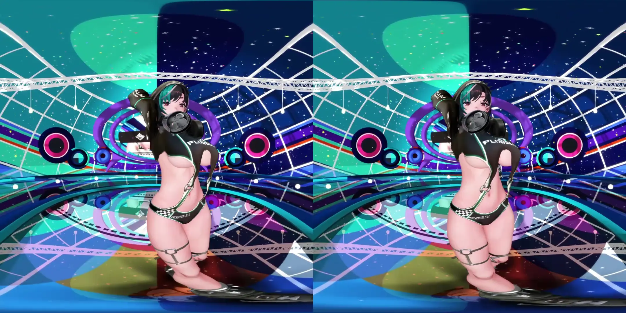 【VR180】rnduchy_ヒアソビ bersama 踊リ撮リV | Hololive rindo_chihaya VTuber seksi
