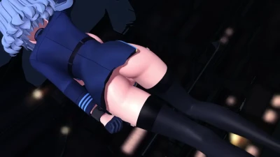 【MMD】天雨アコ／Genie - Захватывающий танец GuIa & hoI в MMD