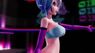 [MMD] Hatsune Miku • ME! ME! ME! Горячий стрип-клуб от kelpie