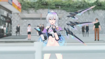銀狼 LV.999 - TXT009 Sin Ropa en Honkai Star Rail ¡Exhibicionismo Puro!