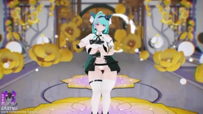Sex Dance MMDHirotaku: Mint Si Catgirl Seksi dengan Anal & Masuk