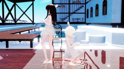 ちさたき Dive to Blue – สวยเย้ายวน Airi_iria ใน MMD