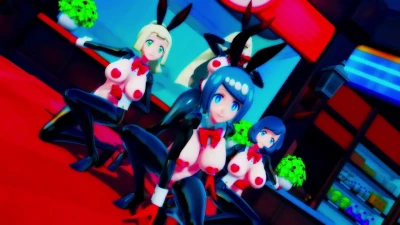 MMD สุดเซ็กซี่ スイレンのママ、ルザミーネ、リーリエ, ミヅキ killer lady