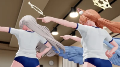 アイドル (Mari, Mine & Sakurako) – Tarian MMD ZILOlσmlσm Menggoda