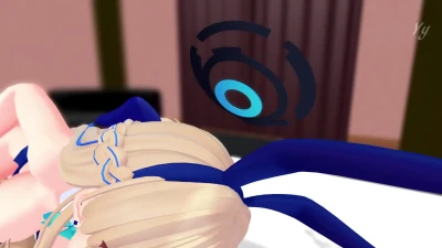 [Toki_Bunny] Hotel_03｜Youlin 穿著Blue Archive兔女郎 MMD