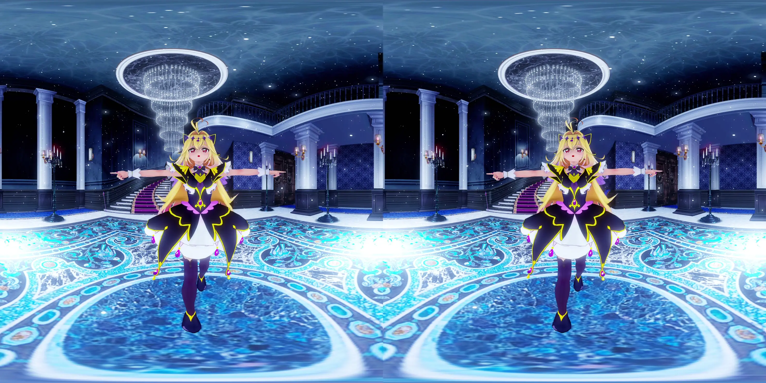 ¡VR MMD Detective Precure! Cure Arcana Shadow en Cafetería Romántica