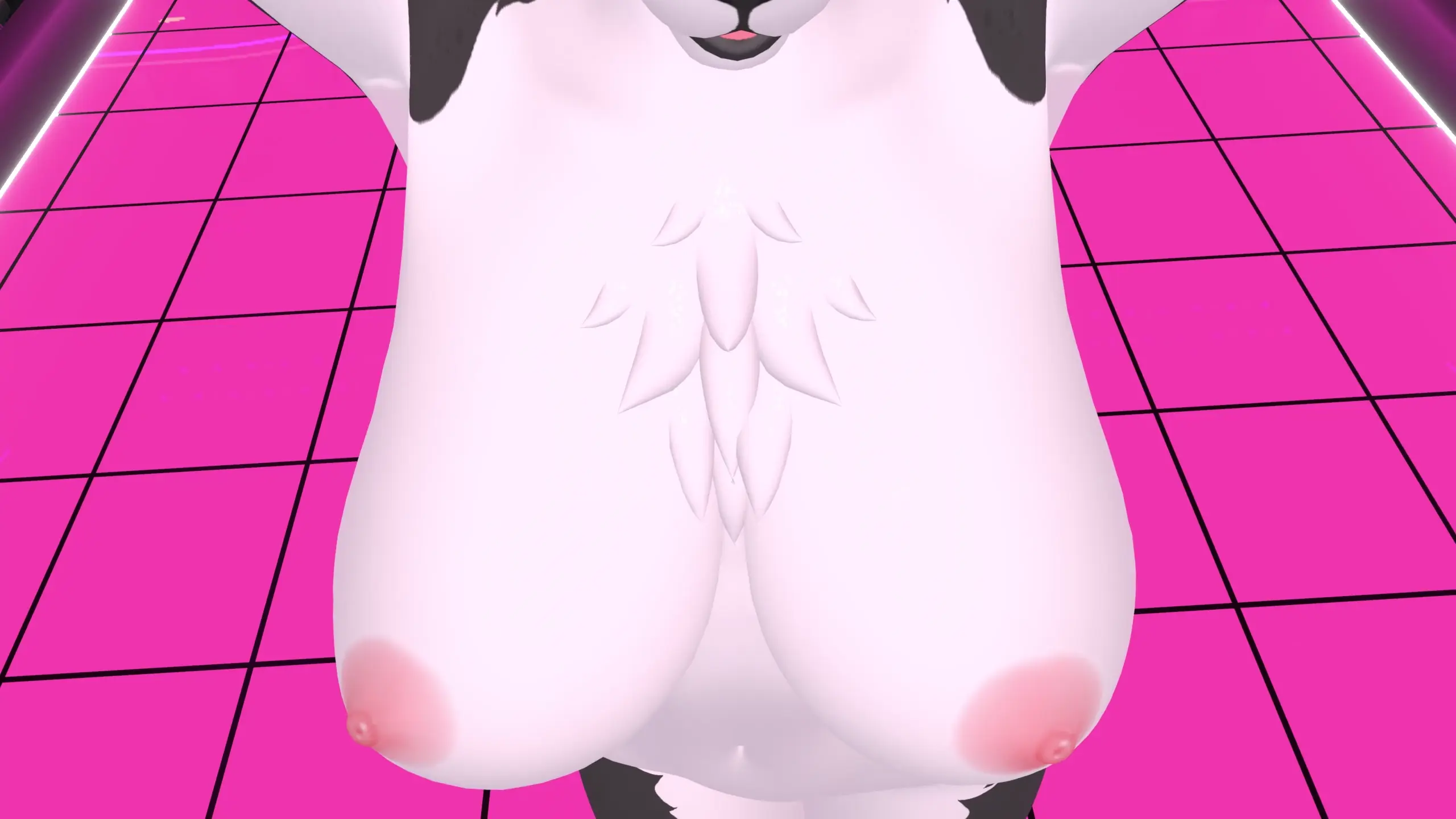VRChat Furry MMD Sexy Dance DarkWolf 1440p 60fps R18 Видео