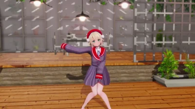 【Shy Panties】Gomaiway Shigure_ui Strip VTuber PPOO MMD