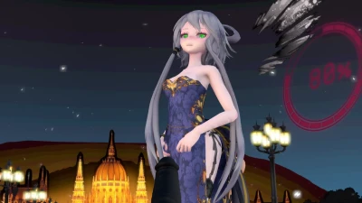 นางแบบ Luo Tianyi ถูกสะกดจิต เมื่อเห็นของใหญ่ | เต้นเซ็กซี่ R18 MMD