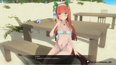 [Uma Musume] Silence Suzuka Beach Fun - Full umapyoi 3D Koikatsu
