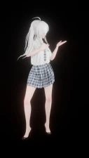 Haku 3D Blender Sexy Animation dari ColorSalt | Yowane_Haku