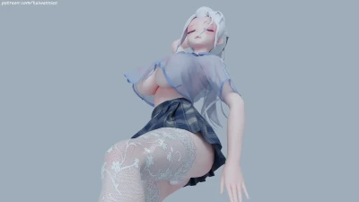 bl206绅士【弱音】JUMP by tuiwannian | Stunning Blender 3D Hentai
