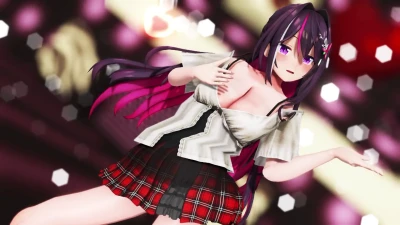 Girls Featuring まっかろーね | Hololive VTuber MMD Dance