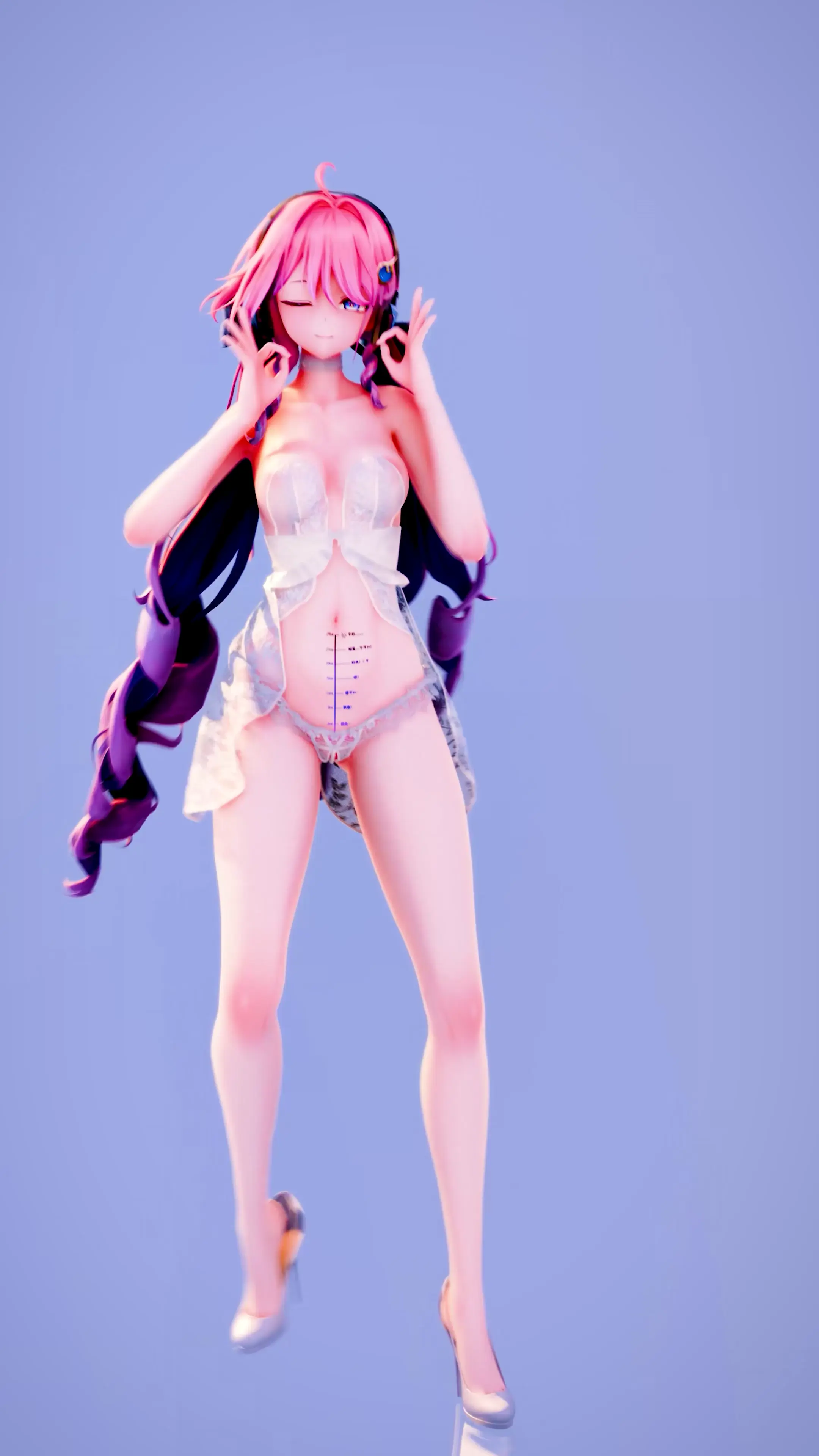 【Denia】- Buah Persik Nakal 💕 Bersama 爱丽丝0号机 di Blender