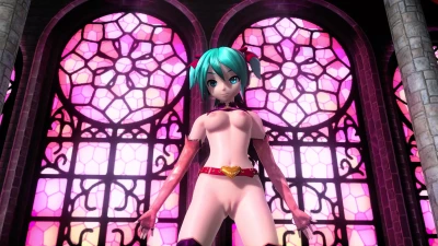 Project DIVA Mod The World is Mine com Nutsuki Suu (Tetas & Bunda 4K Sensuais)