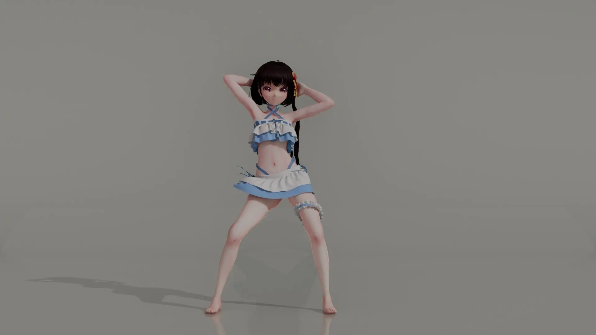 泠鸢yousa - 與dwtnb一起搖擺 | Blender 3D 成人影片