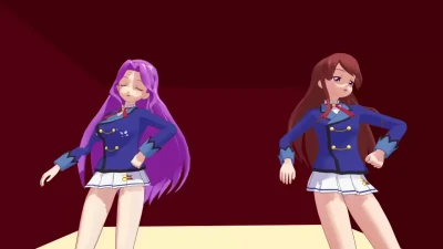 マイルームディスコナイト part3 with スキンブル | MMD Dance Fun