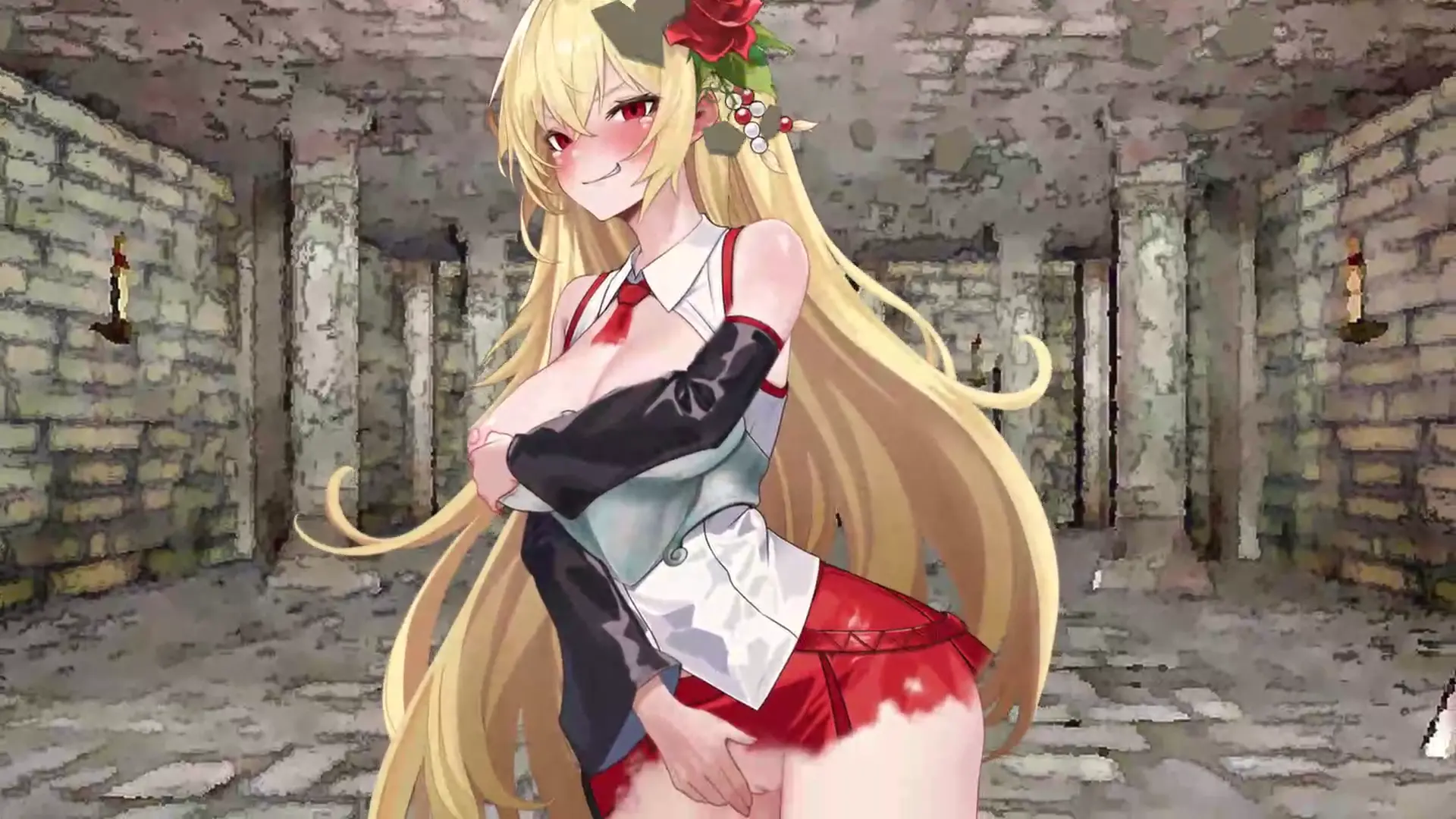 【Voiceloid AV】Яркая битва Tsurumaki Maki с большими грудями