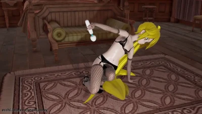 MMD Neru Anal Masturbation with HoAy - Erotic Massage Fun