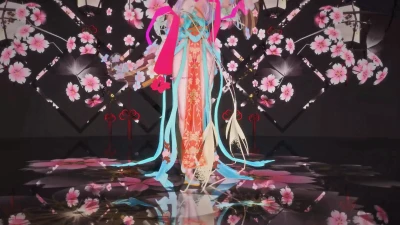 τ - 極楽浄土 con cain l: Baile atrevido en Koikatsu VTuber