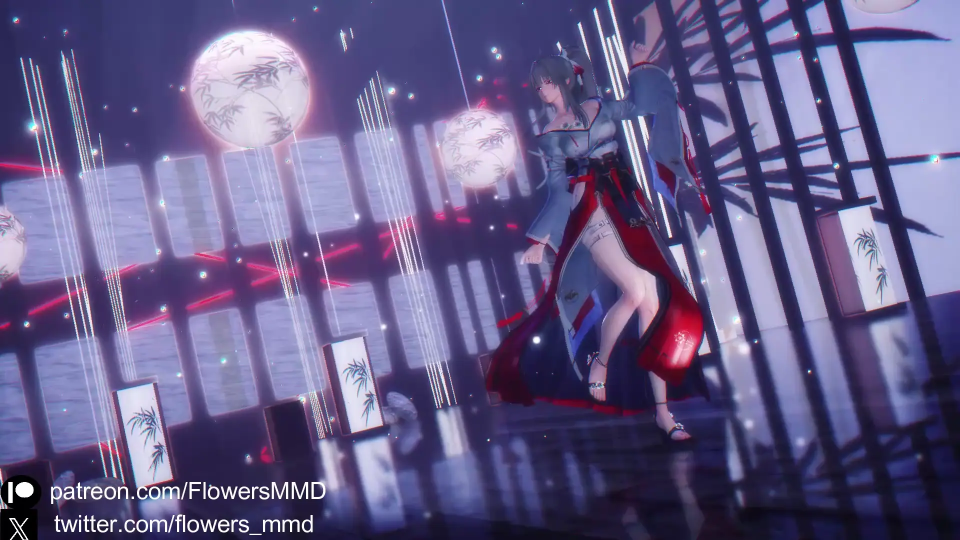 (Wuthering Waves) Hiyuki เต้น Gokuraku Jodo เซ็กซี่ สไตล์ MMD