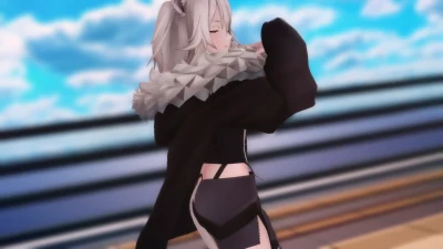 やくもが魅せるテレパシーの狂おしい官能的ダンス｜MMD作品