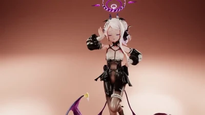 Hina-dududu ousada com QiongYuPo – Animação 3D no Blender