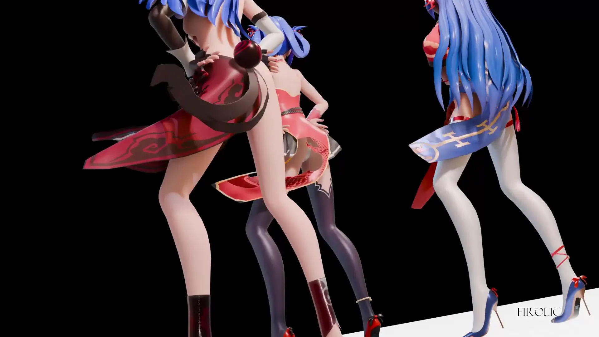 22娘 T-ARA バニースタイル｜Firolic IntimacyのBlender作品