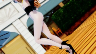 MMD裸舞 Mari - 深藍之城 | krankerthanker 迷人舞姿