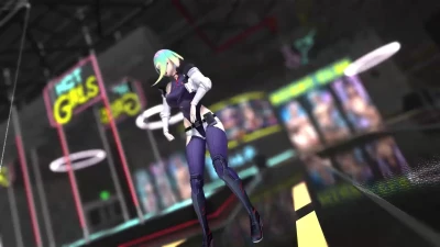 Cyberpunk Lucy - Заразительный танец от jeguncima | MikuDance