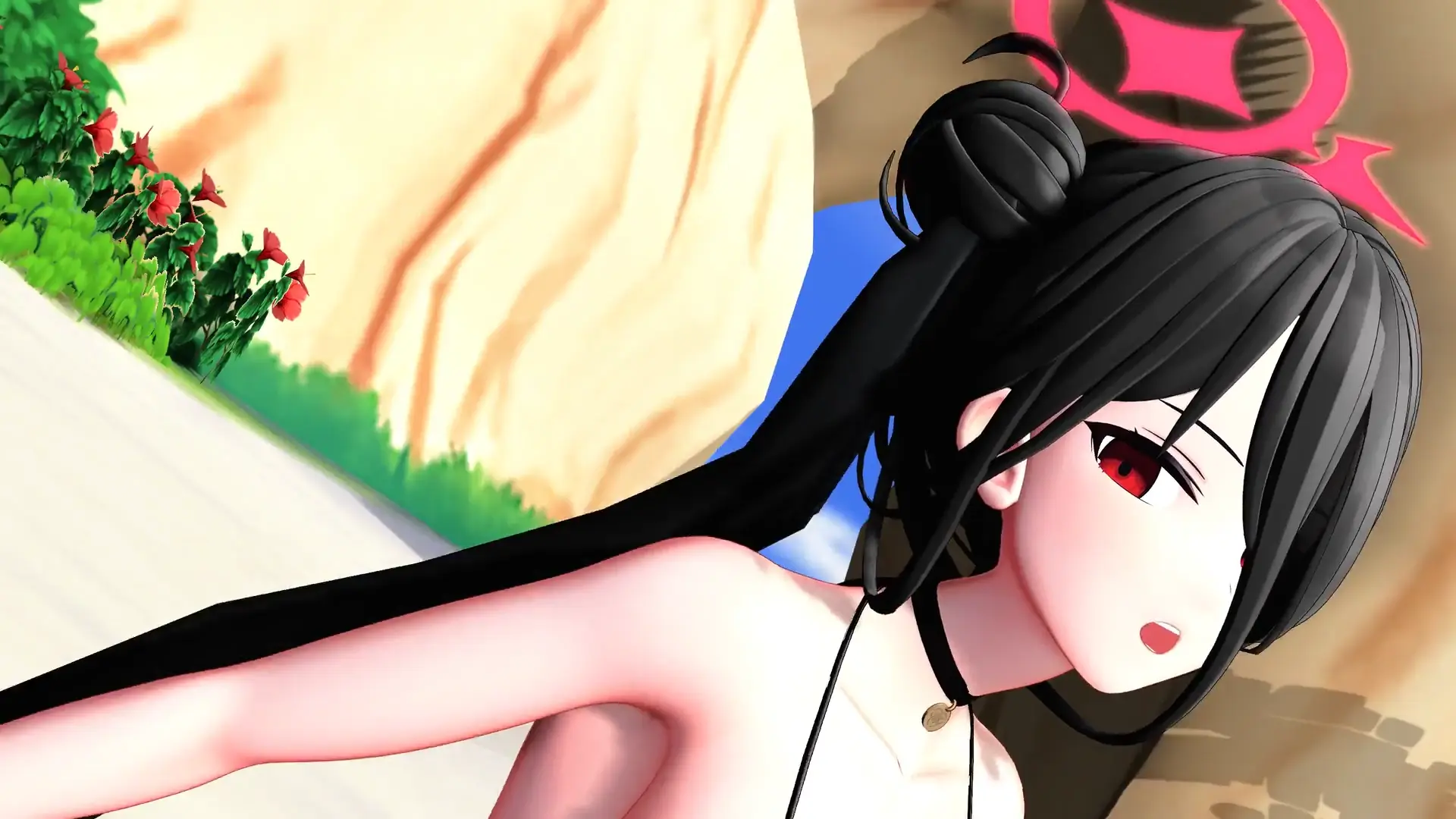 Hasumi em Bikini: Dança Sexy de Summer Break por WinterReaperMMD