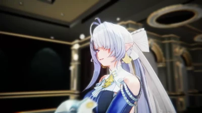 Queencard Velina Airgid กับ L_Lawliet ใน Zenless Zone Zero Koikatsu