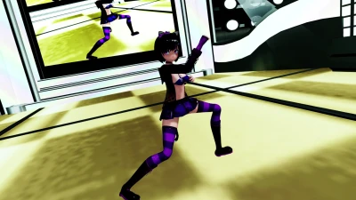 [Ray-Mmd 4K] 戦い - Kaat 対 Kali Belladonna モーション＆カメラ付き