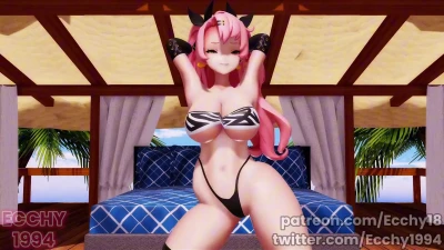 Nicole Thicc em Zenless Zone Zero - Dança Lewd Provocante